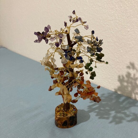 Vintage Semi-Precious Stone Tree Mixed Crystals - Picture 3 of 7